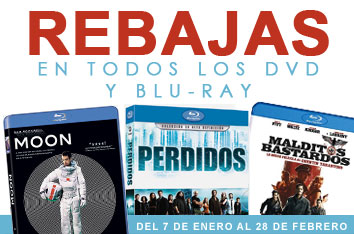 Rebajas en dvdgo en todos los DVD y Blu-ray